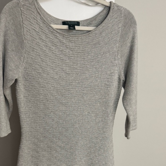 Lauren Ralph Lauren Women’s 3/4 Sleeves Knit Knee-Length Sweater Dress Small - Picture 7 of 8